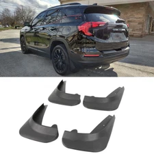 For GMC Terrain 4x Black Front & Rear Mud Flaps Splash Guards Splashguards Kits