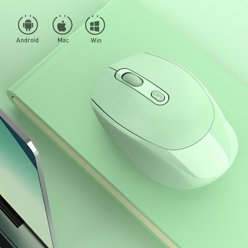 Wiederauf ladbar Drahtlose Maus 2.4G + Bluetooth Computer-Maus Bluetooth-Maus - Bild 12 von 17