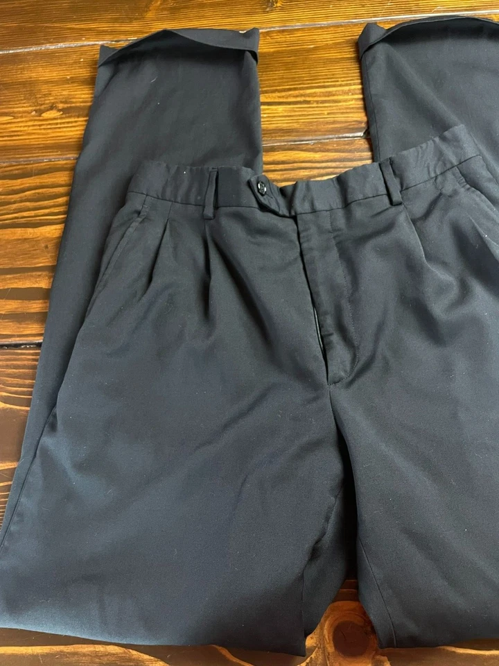 Kirkland Signature Pants, Men's Size 34x34, Black, Dress Pants, Cuffed - Image 3 of 4