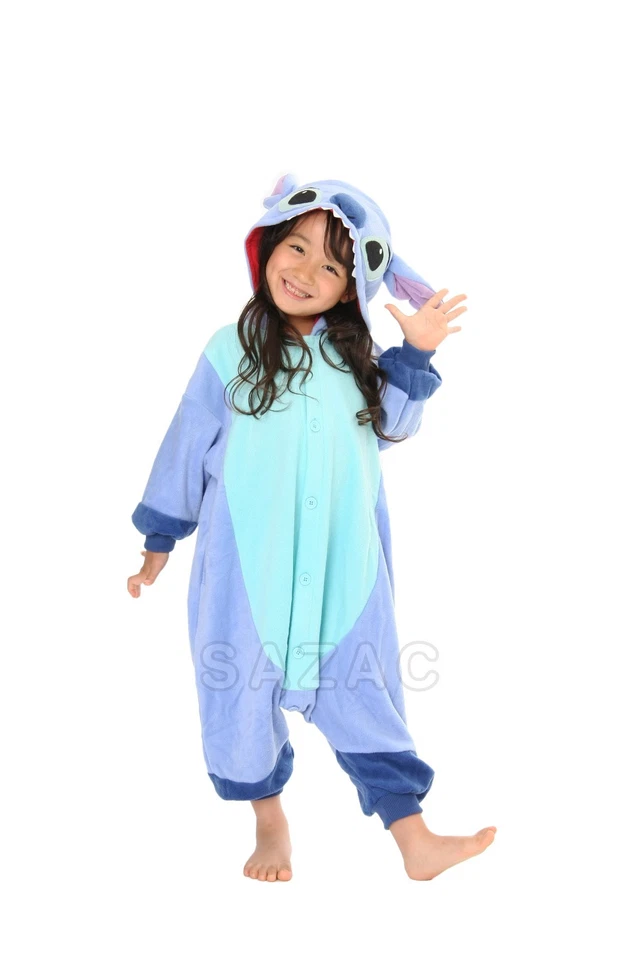 SAZAC Stitch Kigurumi - Disfraces para niños y adultos de EE. UU. Foto 4 de 4