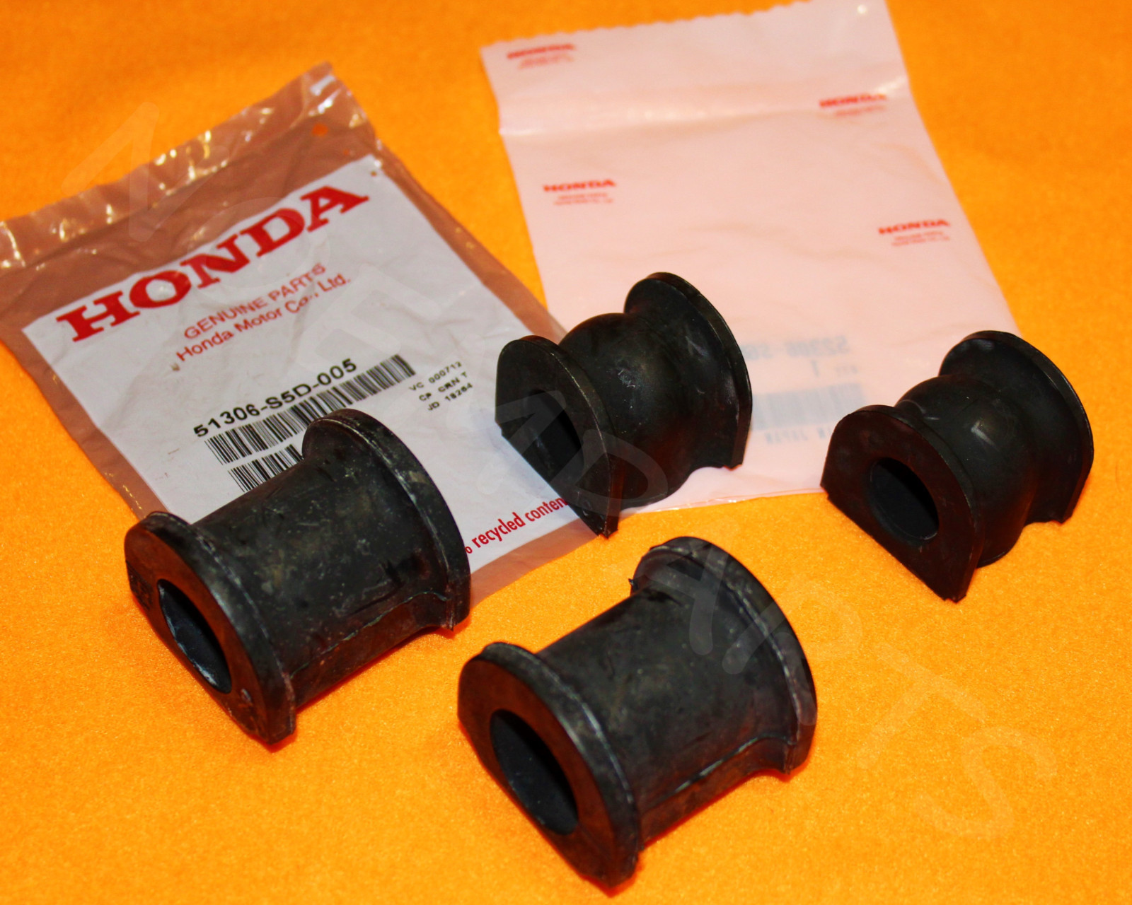 4 PC KIT OEM 0206 ACURA RSX FRONT + REAR Sway Bar Bushing Stabilizer