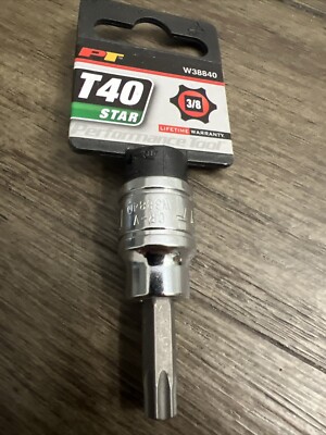 Wilmar W38840 Performance Tool Star Bit Socket, 3/8'' Drive