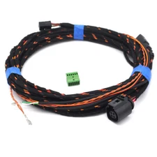 Reverse backup Emblem Rear Camera retrofit Cable wiring For vw golf mk8 MQB EVO