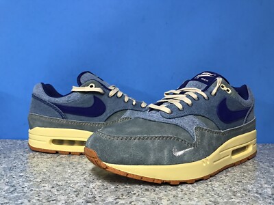 Nike Air Max 1 PRM Dirty Denim Shoes Mineral Slate DV3050-300 Men s Sz 11.5