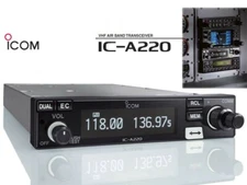 Icom IC-A220 Panel Mount Com, Non TSO'd