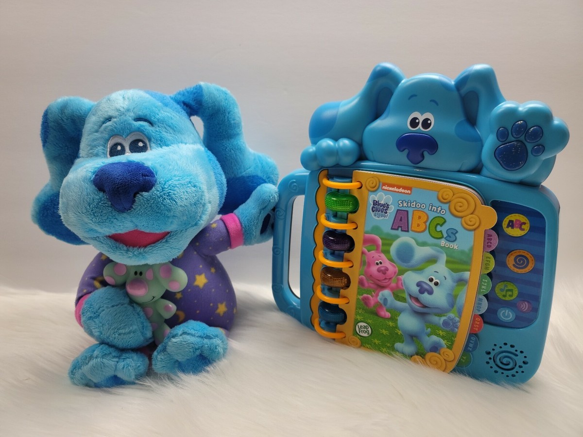 BLUNDERBUSS 1st ソフビ Leapfrog Blues Clues Skidoo ABC's Book & Bedtime Blue 13