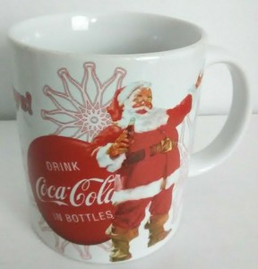 Coca-Cola-Happy-Holidays-Coffee-Mug-Santa-Clause-Bottle-Christmas-Coke