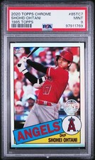 2020 TOPPS CHROME 1985 TOPPS #85TC7 SHOHEI OHTANI PSA 9 LOS ANGELES ANGELS