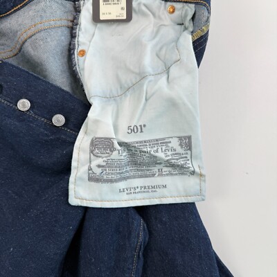 Levi's Premium Men 501 Original Straight Leg Button Fly Jeans