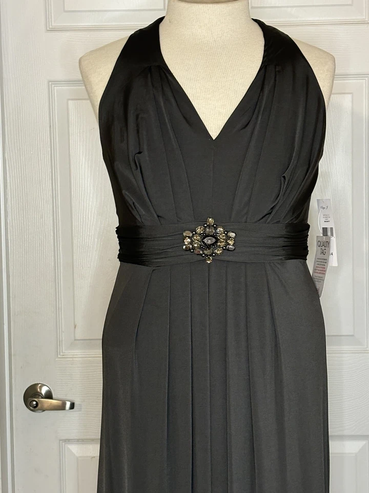 Женское официальное платье Eliza J серое серое размер 14 - Изображение 2 из 4