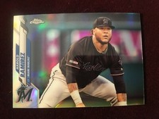 2020 Topps Chrome Base Refractor Brewers Harold Ramirez Baseball Card #106