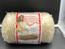 Pepperell Bonnie Macrame Craft Cord 6mmX100yd-Pearl (Beige) Heat Fusible