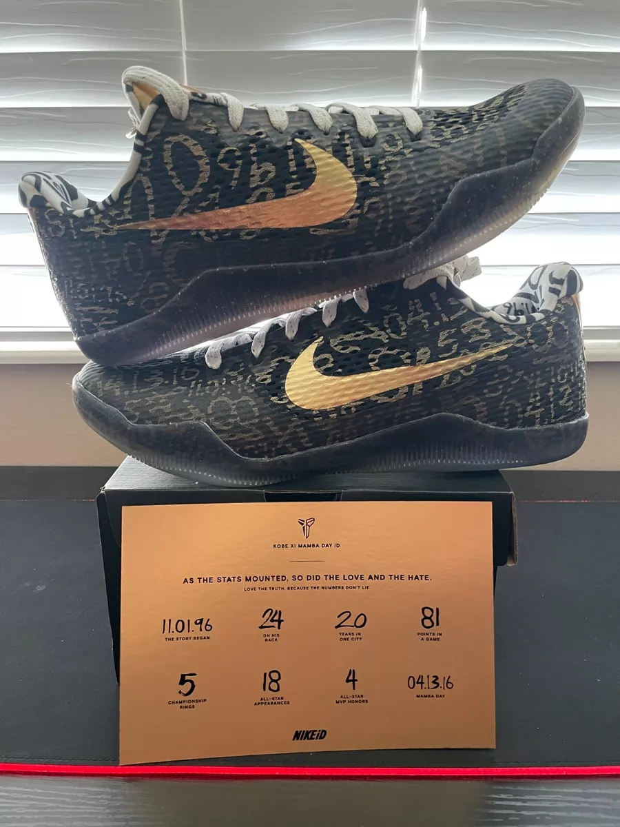 Nike Kobe XI 11 Mamba Day Nike ID SZ 11 | eBay