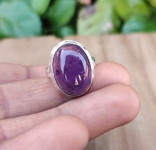 Amethyst Gemstone Ring 925 Sterling Silver Wedding Gift Special Occasions Ring