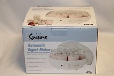 7 Jars Euro Cuisine YM100 Automatic Yogurt Maker White
