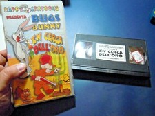 VHS - HAPPY CARTOONS PRESENTA BUGS BUNNY " IN CERCA DELL'ORO "