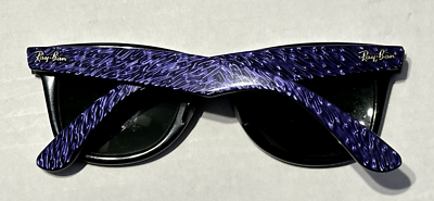 Vtg Ray-Ban Bausch & Lomb Wayfarer‎ Street Neat Purple Iridescent Sunglasses 80s Ray-Ban W0492 Wayfarer Street Neat Amethyst Purple  main image 2