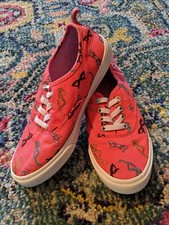 Old Navy Girls Sz. 2 Coral Sunglass Design Sneakers. Cute, Comfortable
