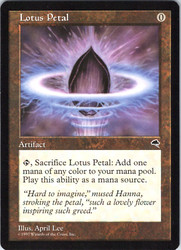 Lotus Petal #294 Tempest MTG Common Artifact