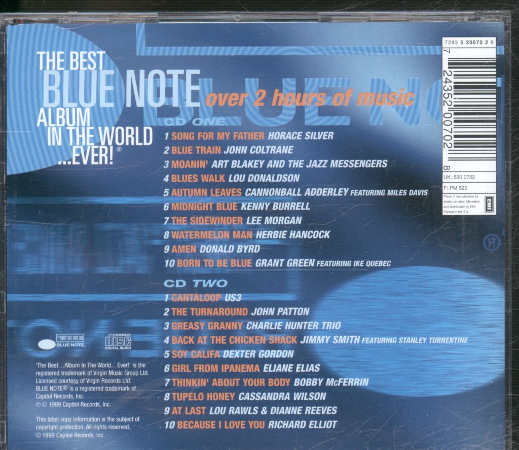 Various Artists Best Blue Note Album In the World...ever! double CD