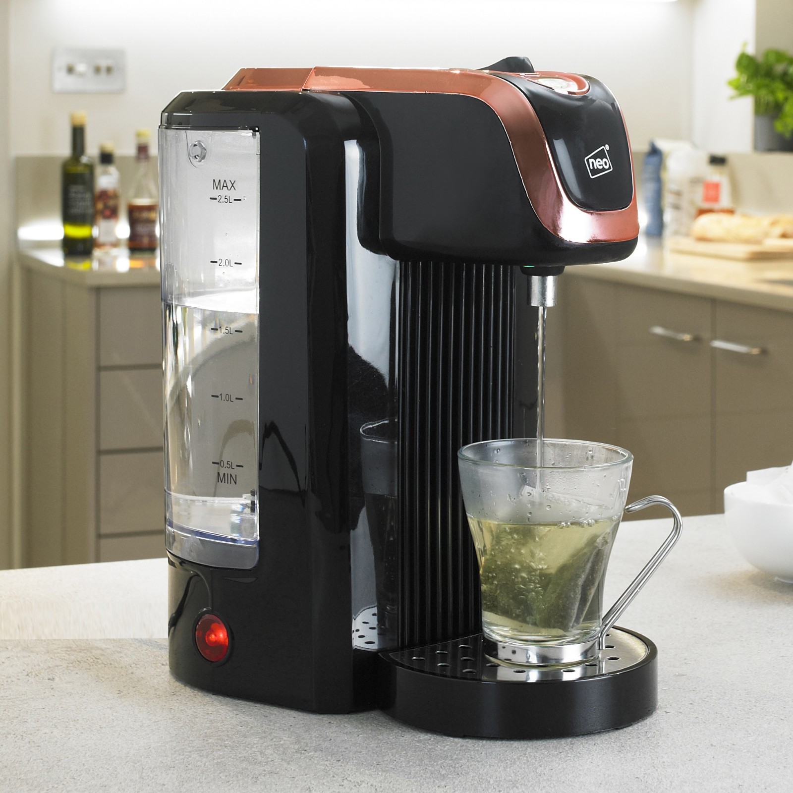 Neo 2.5L Instant Hot Dispenser Water Boiler Machine 2600W Black