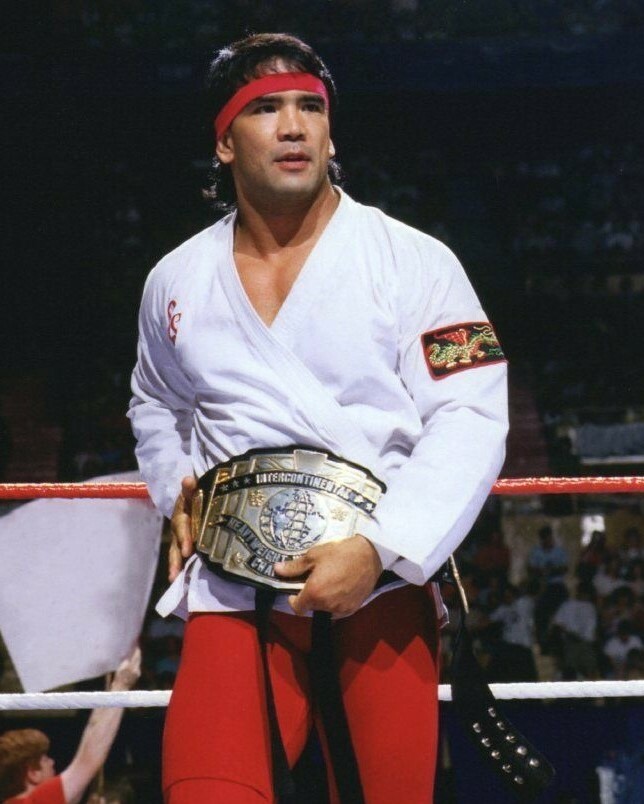 RICKY THE DRAGON STEAMBOAT 8X10 PHOTO WRESTLING PICTURE WWF WITH