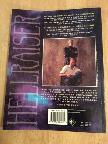SIGNED by Clive Barker - The Hellraiser Chronicles SC PB + Pic New Unread - Picture 3 of 12