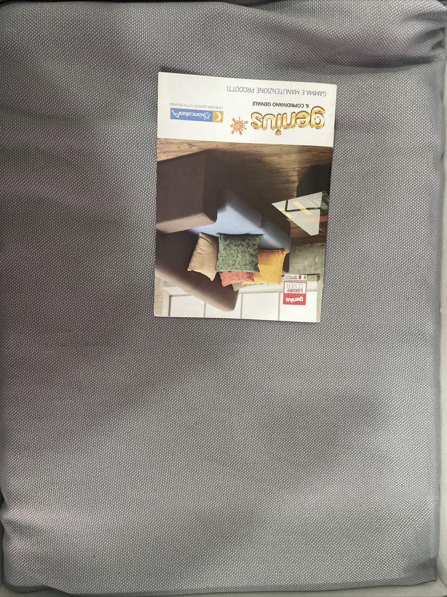 genius class 2posti grigio copri divano con lacci