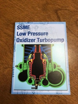 #ad Space Shuttle SSME Low Pressure Oxidizer Turbopump LPOP Picture amp; Info Card NEW $7.85