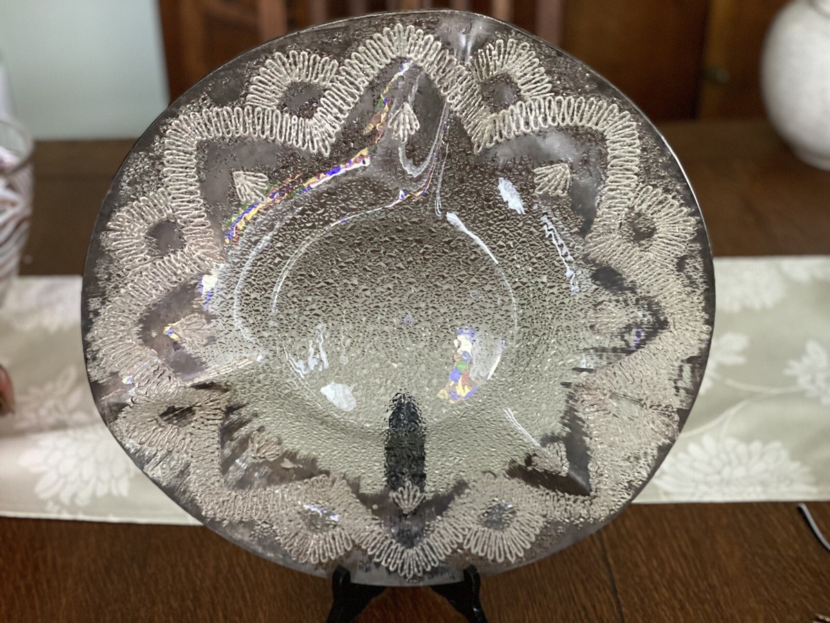 Vintage 50'sAtomic Splash 15” Welled Serving Tray Dorothy