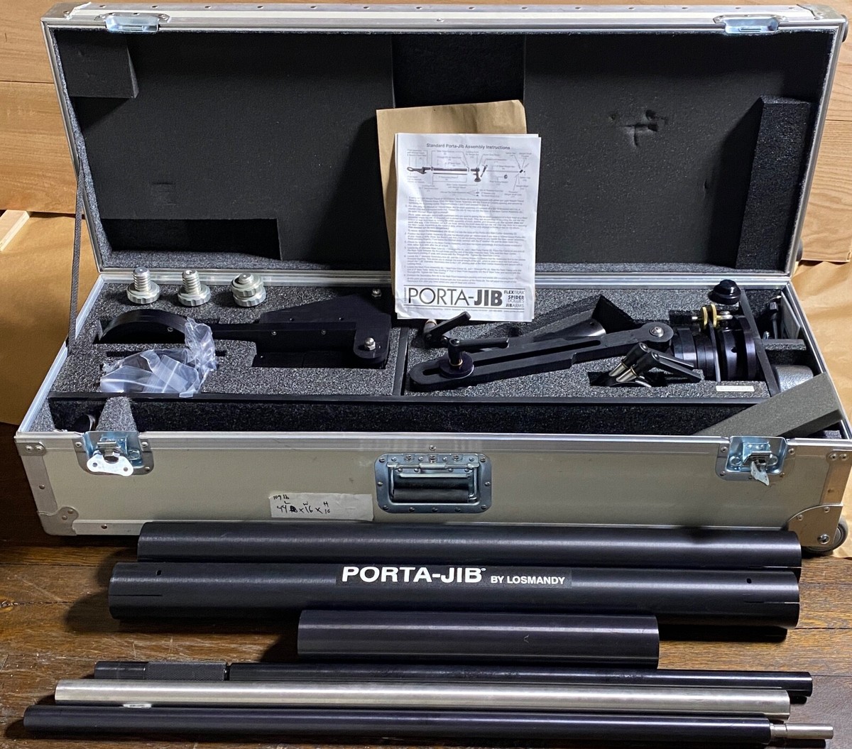 Vinten Porta-Jib Traveller + Accessoires - Caméra Jib Aluminium D'occasion