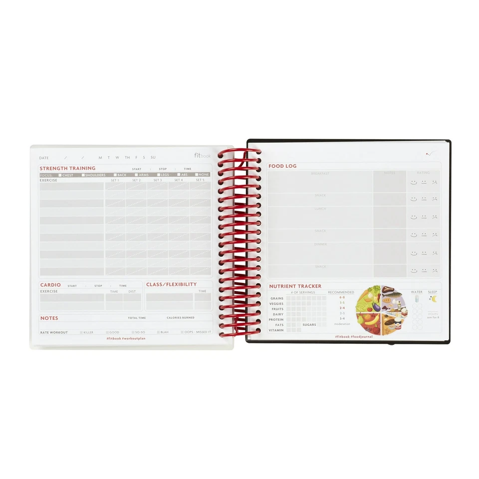 Fitlosophy Fitbook: 12 Week Fitness & Nutrition Journal + FREE Workout Download - Image 3 of 3
