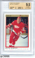 Keith Primeau RC BGS 9.5: 1990-91 OPC Premier Rookie Card True Gem Mint #91