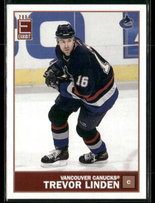 Trevor Linden 2003-04 Pacific Exhibit Blue Backs #142 #/275 - Vancouver Canucks