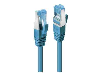 Lindy 47146 Cat6A S/FTP PIMF LSOH, blau, 0.50m Patchkabel