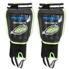 Gambali Parastinchi Gimer Protezioni Calcio e Calcetto Futsal Para Stinchi Fluo 