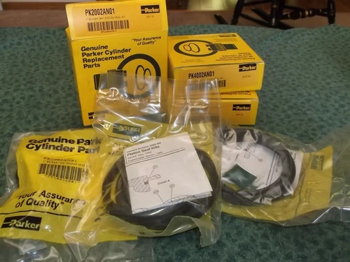 (3) New Parker PK2002AN01 2" Bunan "AN" Piston Seal Kit (36399-B2)
