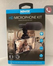 NEW SEALED Bower HD-Microphone Kit Smartphone Mount
