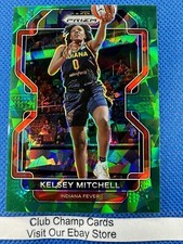 2022 #58 Kelsey Mitchell WNBA Panini Prizm Basketball Green Ice Prizm Fever