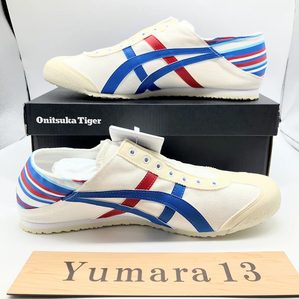 Onitsuka Tiger MEXICO 66 PARATY blanc bleu classique 1183C316-100 taille unisexe - Photo 4/4