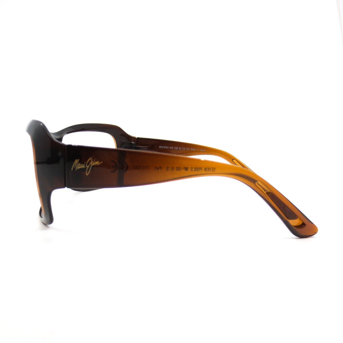 Maui Jim Seven Pools MJ 418-26B Brown Sunglasses Frames 62  display picture 1