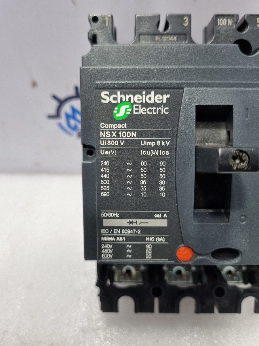 Schneider Electric LV429006 3P NSX 100N Without Trip Unit | eBay
