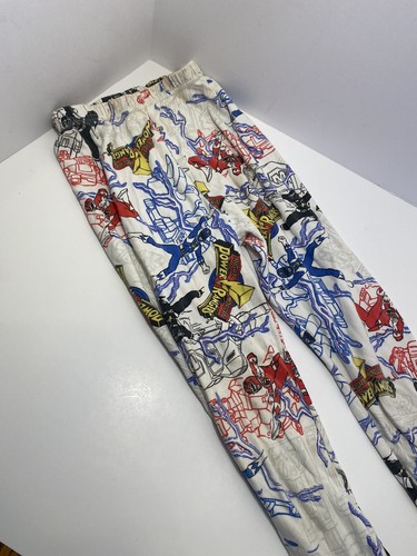 VINTAGE 1994 POWER RANGERS USA MADE LONG EDDIES Pajamas Set! BOYS 8 - Picture 7 of 8