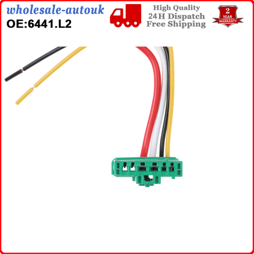 New Heater Blower Motor Fan Resistor For Citroen C2 C3 Pluriel C5 6441.L2 6441L2 - Picture 3 of 8