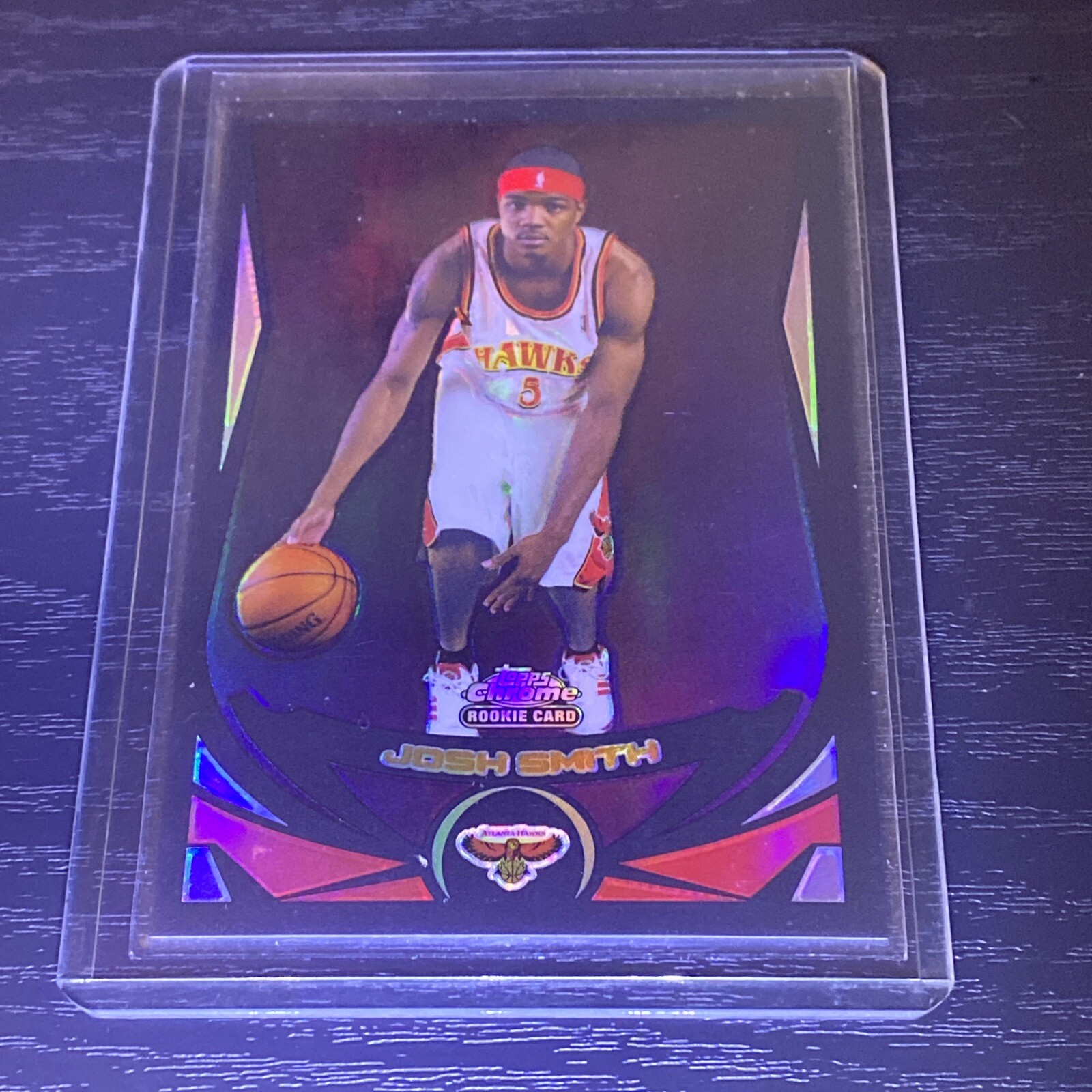 2004-05 Topps Chrome Black Refractor #182 Josh Smith ATL Hawks J-Smooth