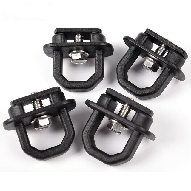 4pcs Tie Down Anchor Truck Bed Side Wall Anchors for GMC Chevrolet