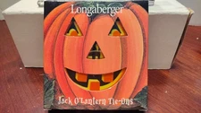 Longaberger Jack O Lantern Tie On Set - NIB