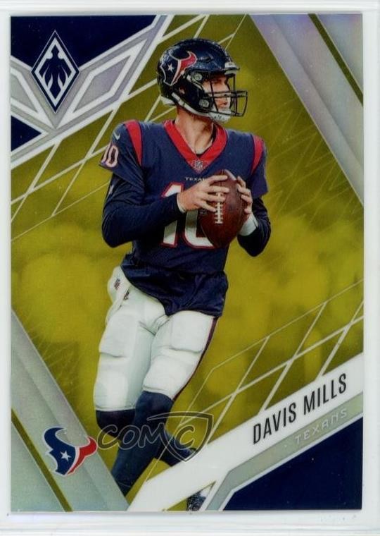 2022 Panini Phoenix Yellow /75 Davis Mills #27 1t6i