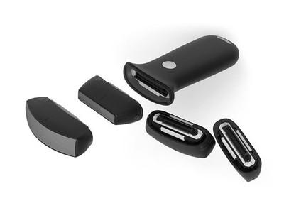 Wireless Ultrasound, Swappable Linear/Convex Probes, Palm Color Doppler Scanner