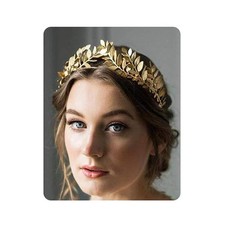 Bridal Gold Leaf Crown Headband Bridal Tiara Gold Leaf headpiece for Wedding ...